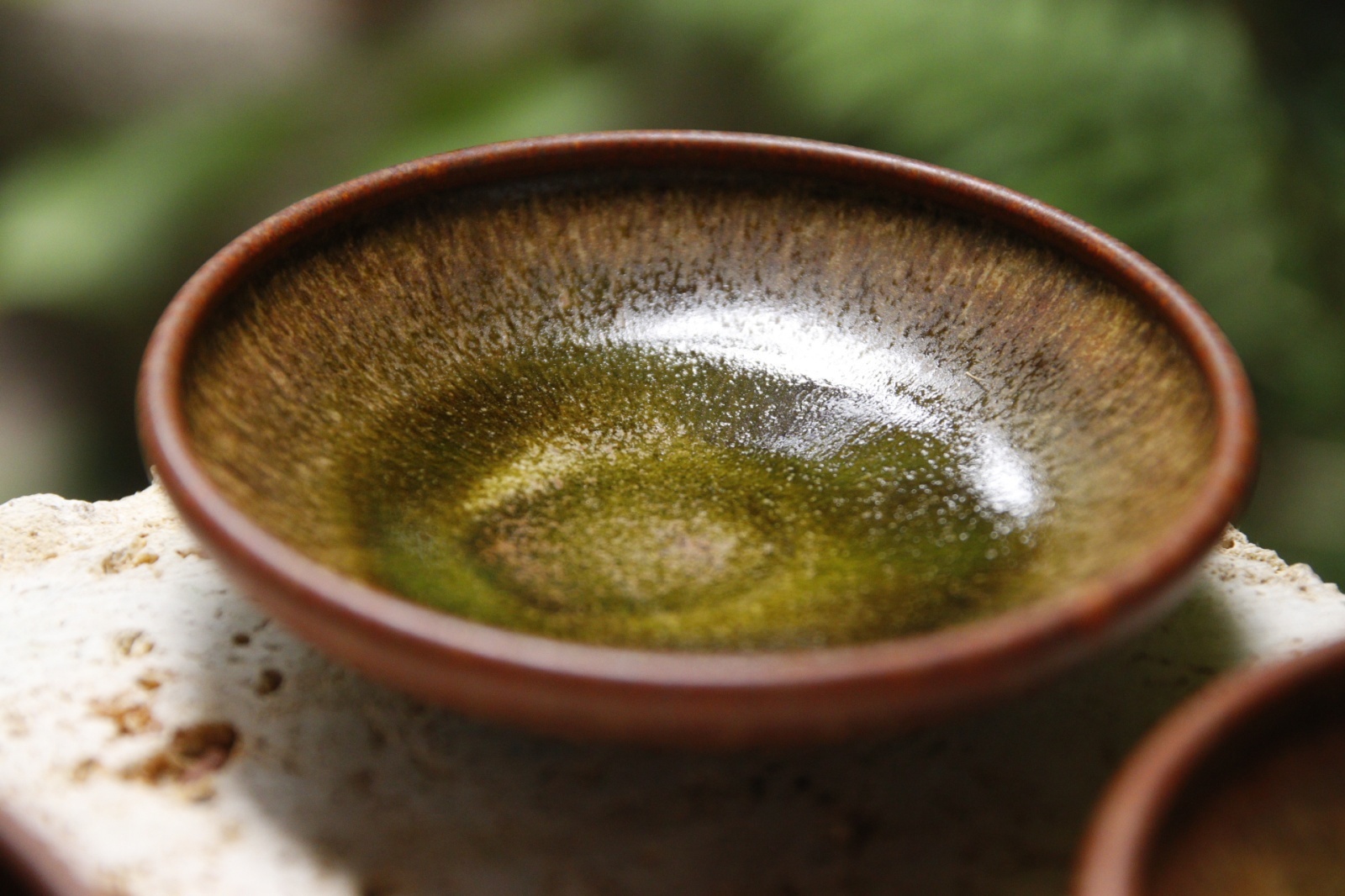 北側雄一 窯変蕎麦釉 玉縁豆皿【アソート作品】 －作家もの陶器