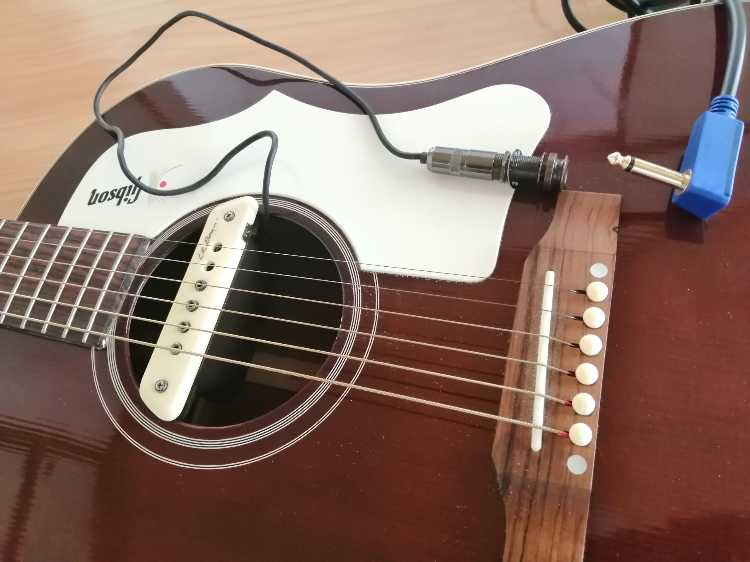 アコギへピックアップL.R.Baggs M1 Activeを自分で取付工事した手順