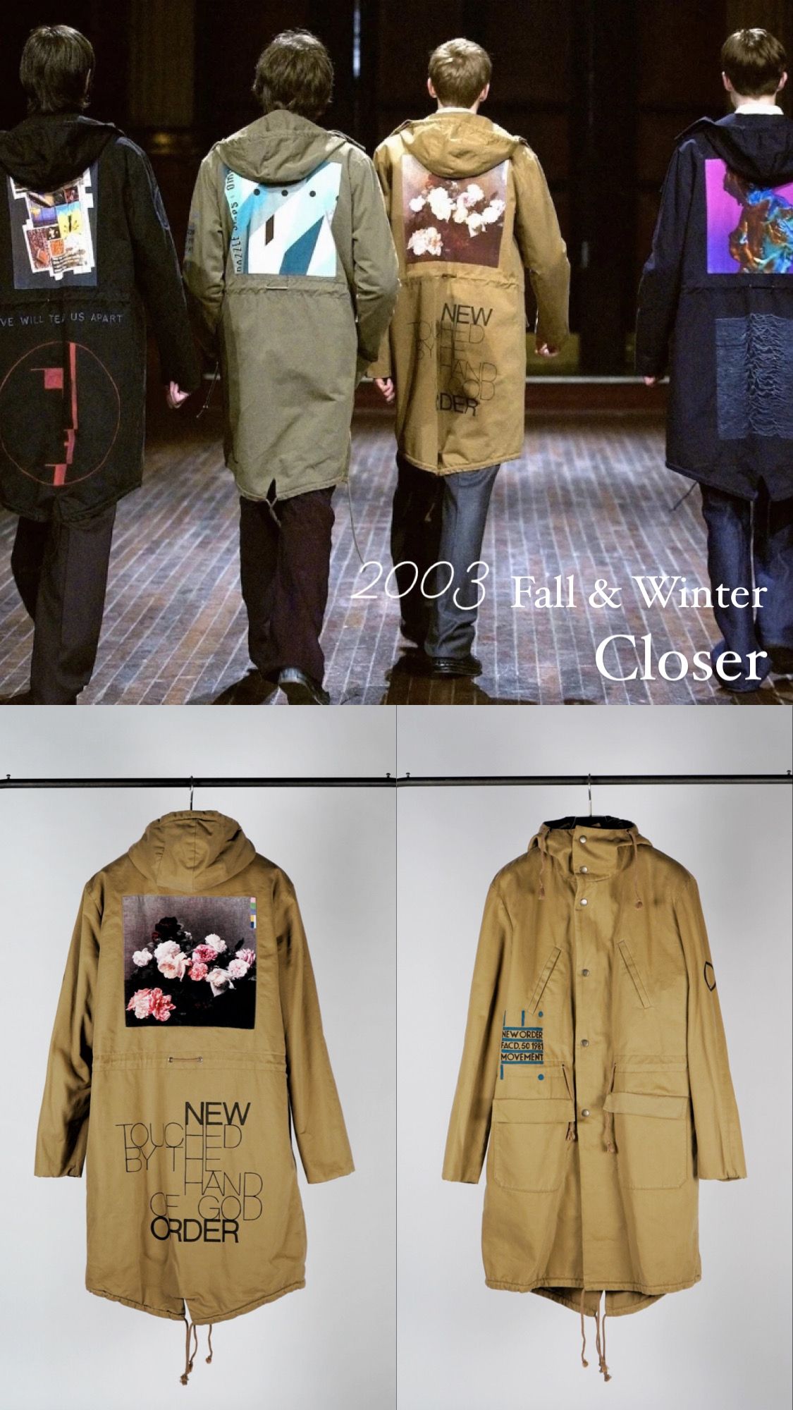 2015ss RAF SIMONSバックプリントモッズコート アーカイブ