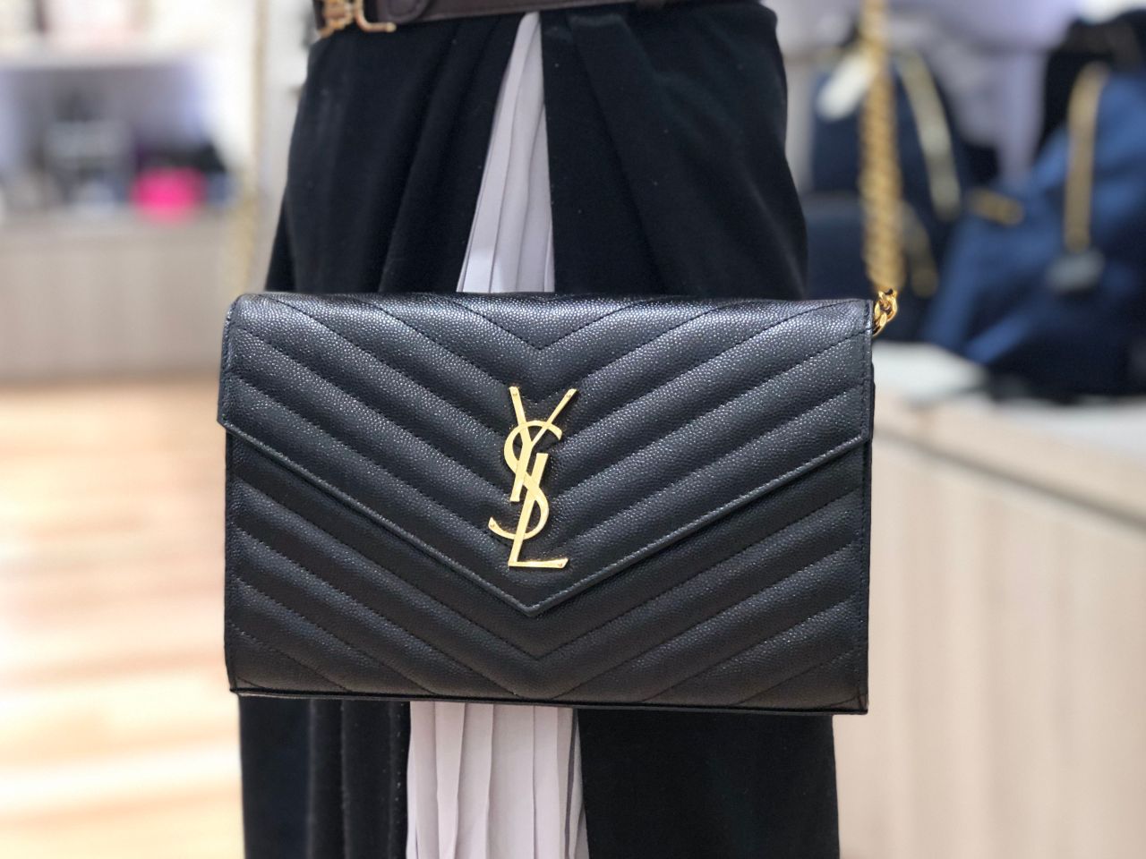 サンローランYSLチェーンウォレット⭐︎ | ユニモちはら台店