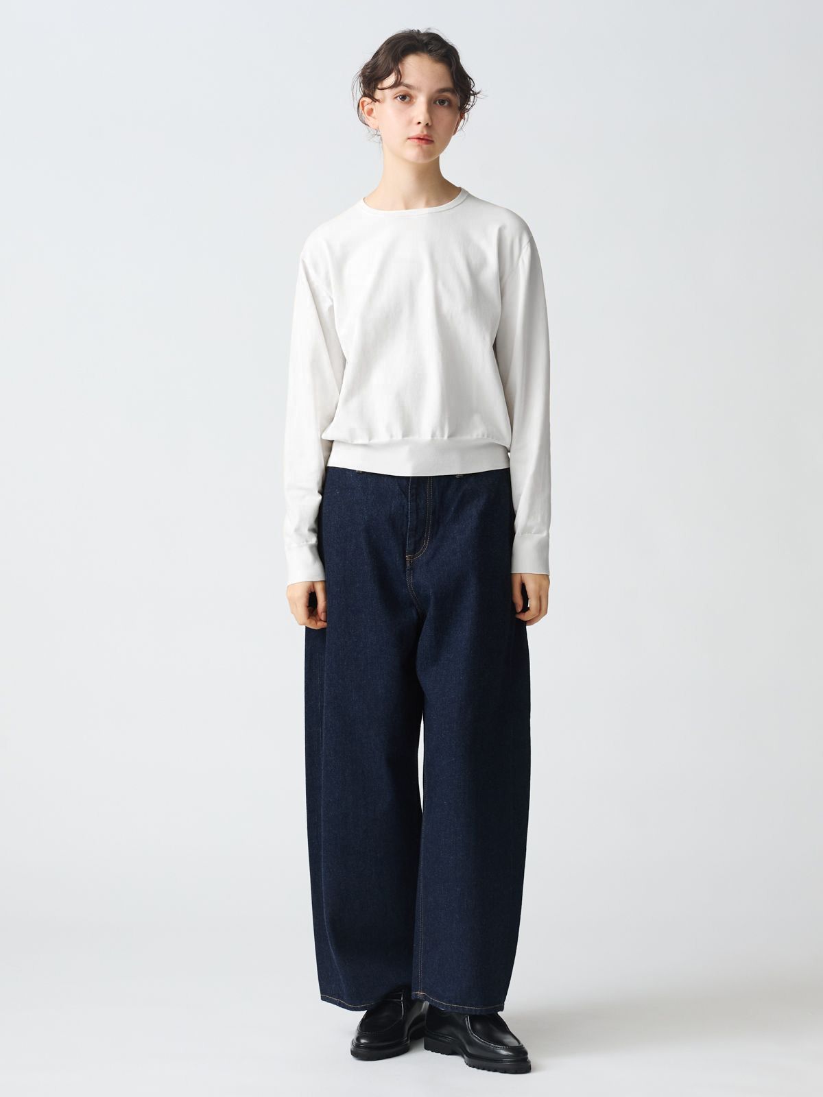 mizuiro ind クルーネックロングスリーブプルオーバー｜ MARcourt