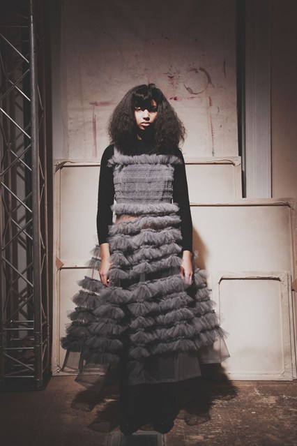 Molly Goddard, makes Frilly Dresses |