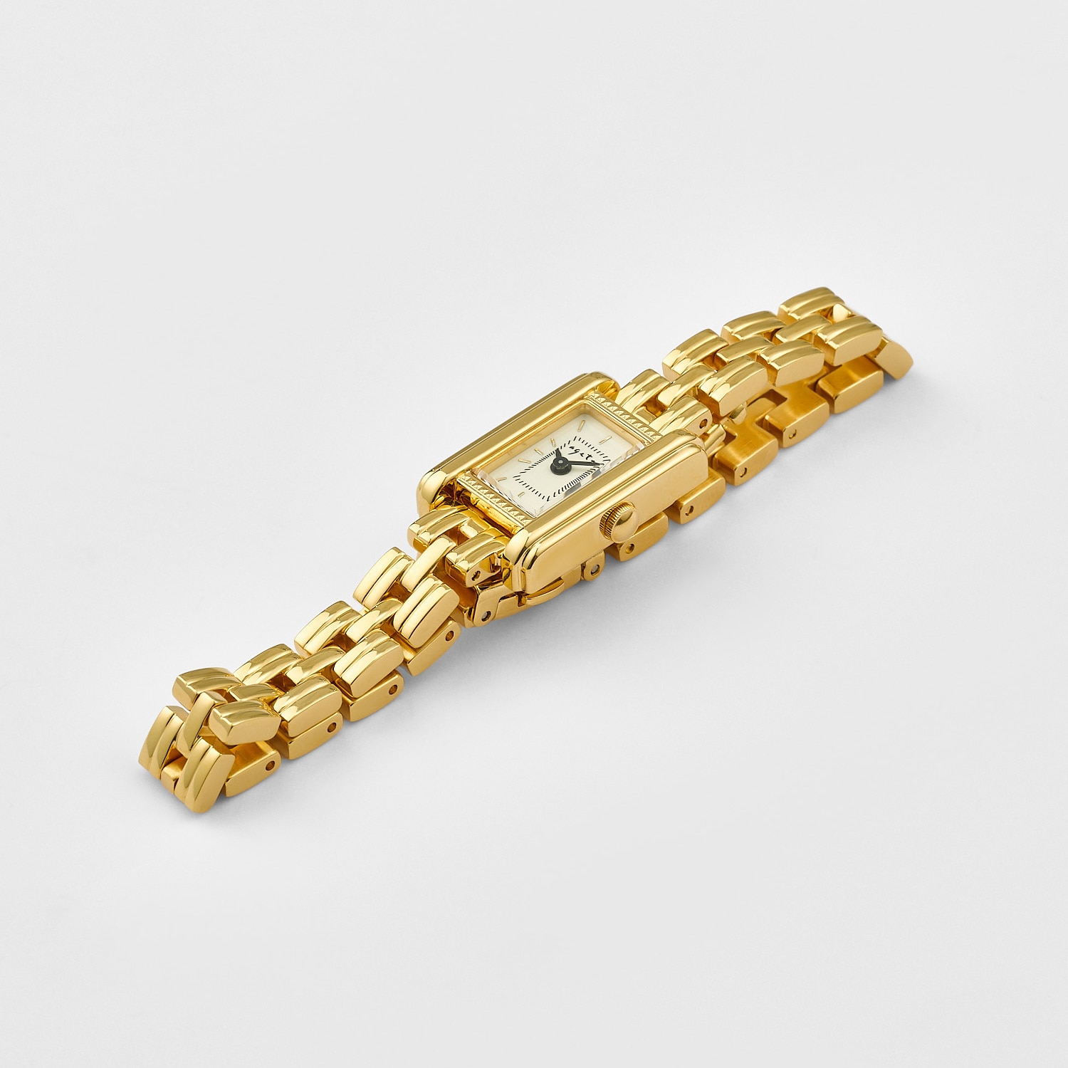 スクエアフェイスウォッチ／ゴールド｜時計｜アガット 公式オンライン