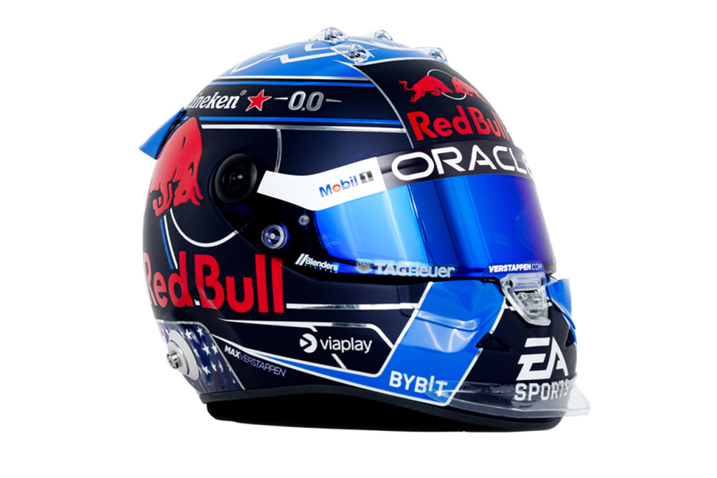 フェルスタッペン、アメリカでの3戦で使用するスペシャルヘルメットを