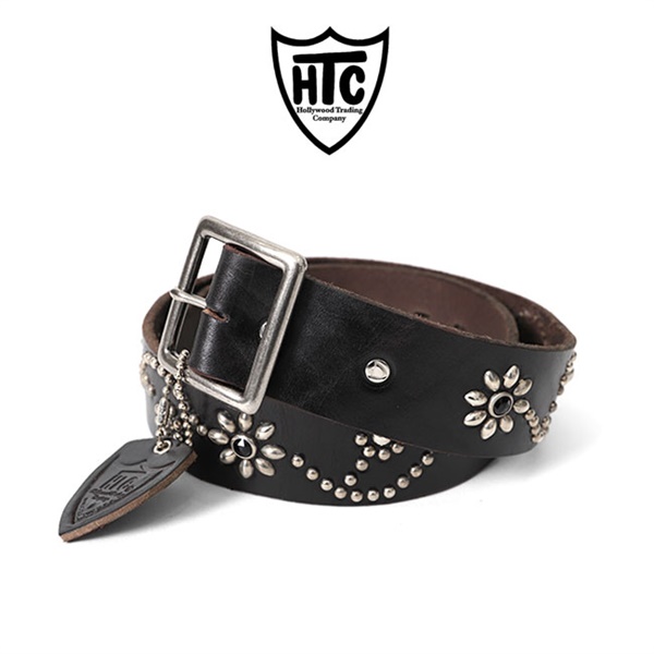 HTC エイチティーシー フラワースタッズ レザーベルト 24S HTC (エイチ