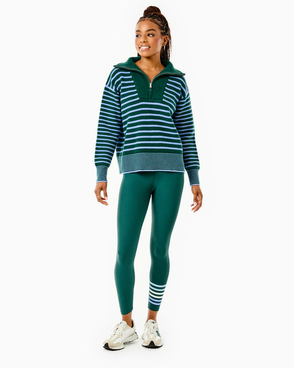 Rib Knit Griffin Quarter Zip Sweater – Addison Bay®