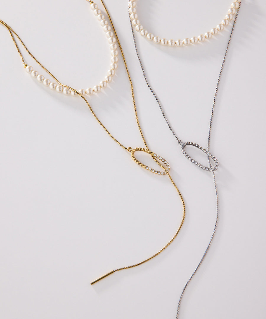 ADER.bijoux（アデルビジュー）｜CUTSTEEL sparkle pearl raliet