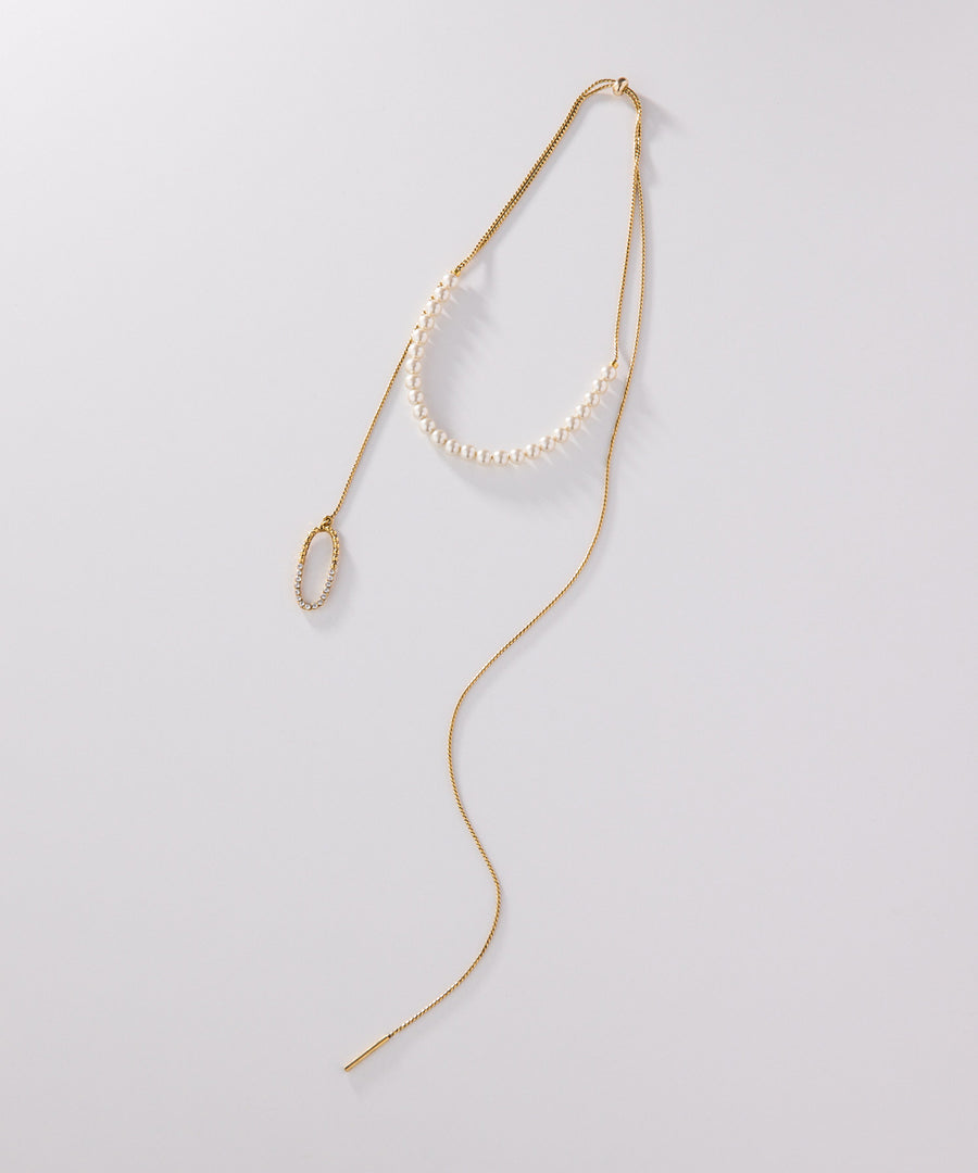 ADER.bijoux（アデルビジュー）｜CUTSTEEL sparkle pearl raliet