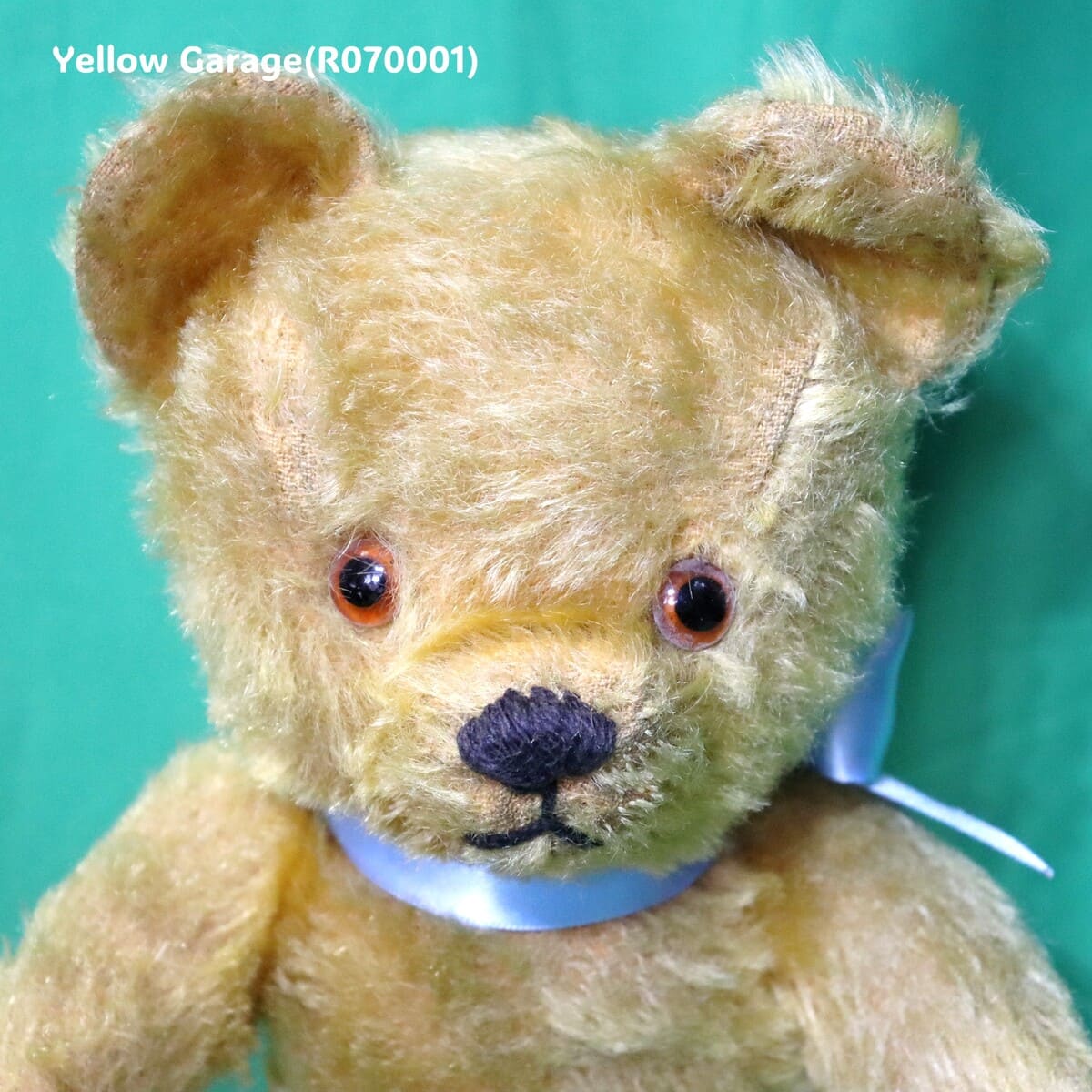 ヴィンテージ テディベア イギリス製 1930-50年代 モヘア製 | ガラス