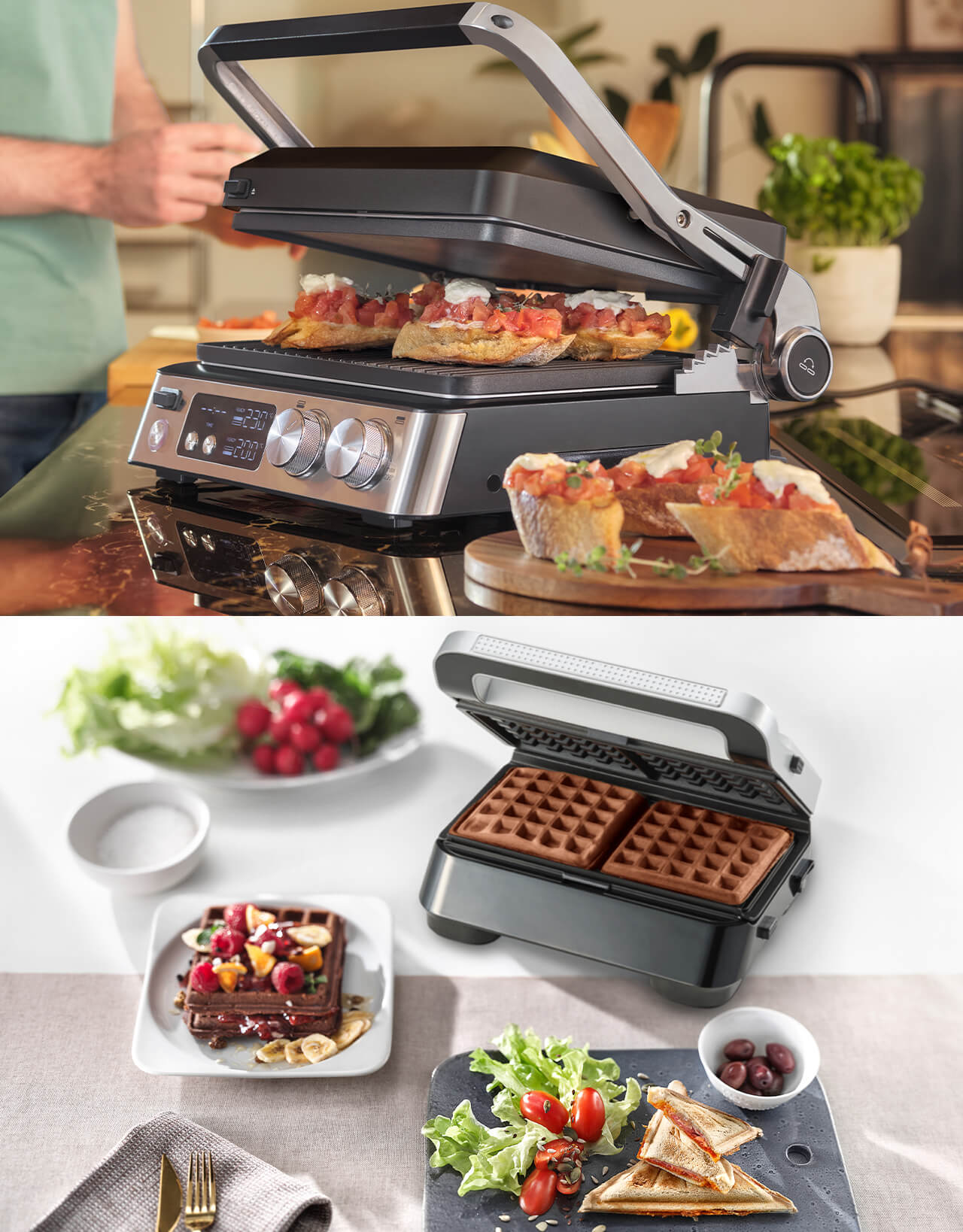 日常の食生活に心地良い衝撃をもたらす本格グリル調理家電とホット