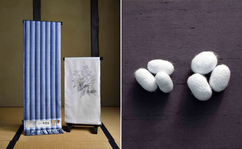 職人とその技術が主役となる日本の着物の伝統技術を活かした牛首紬と