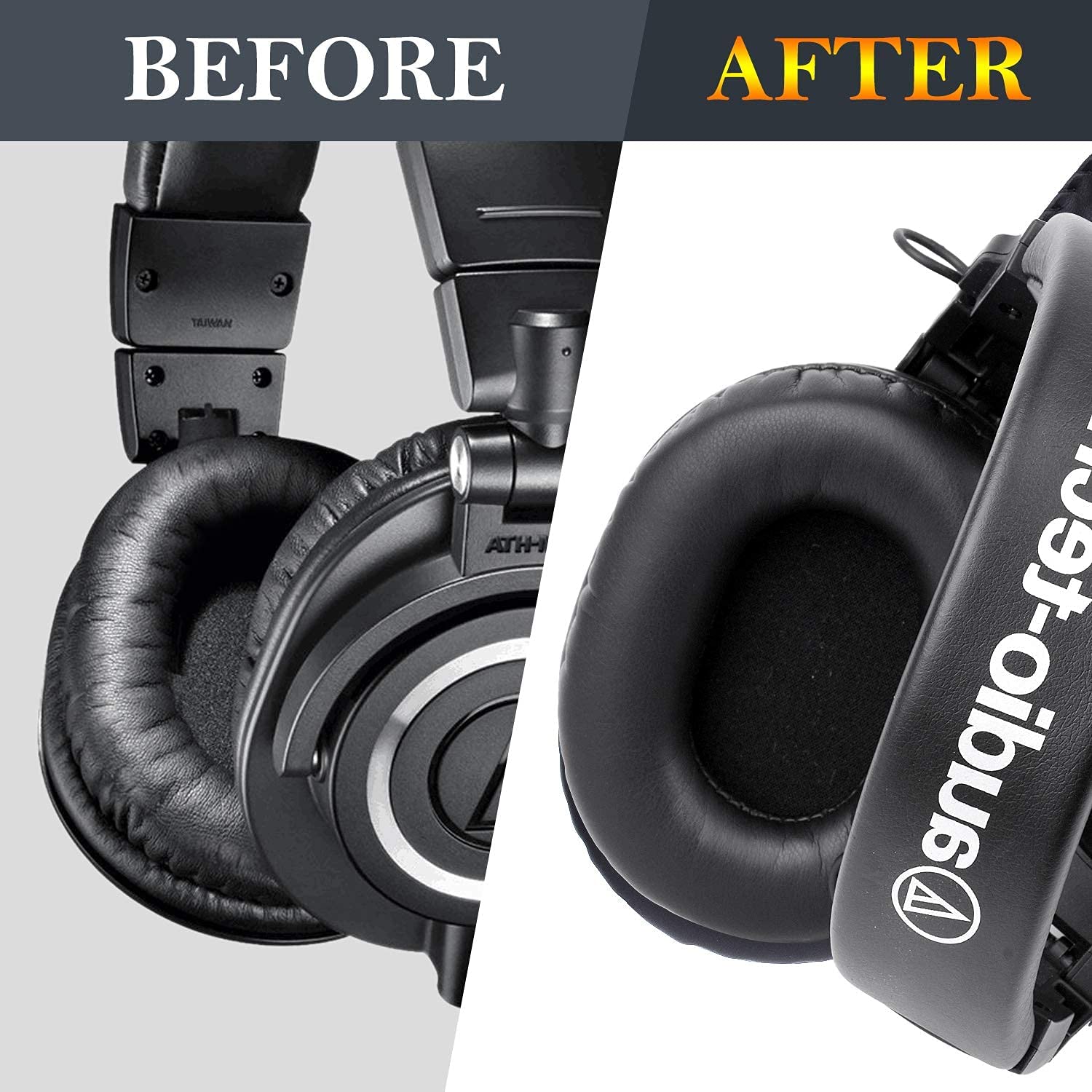 M50X交換、イヤーパッドと互換性オーディオテクニカath M50 M50X