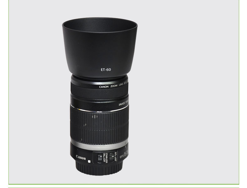 ET-60 58mm et60 Lens Hood Reversible Camera Accessories for Canon