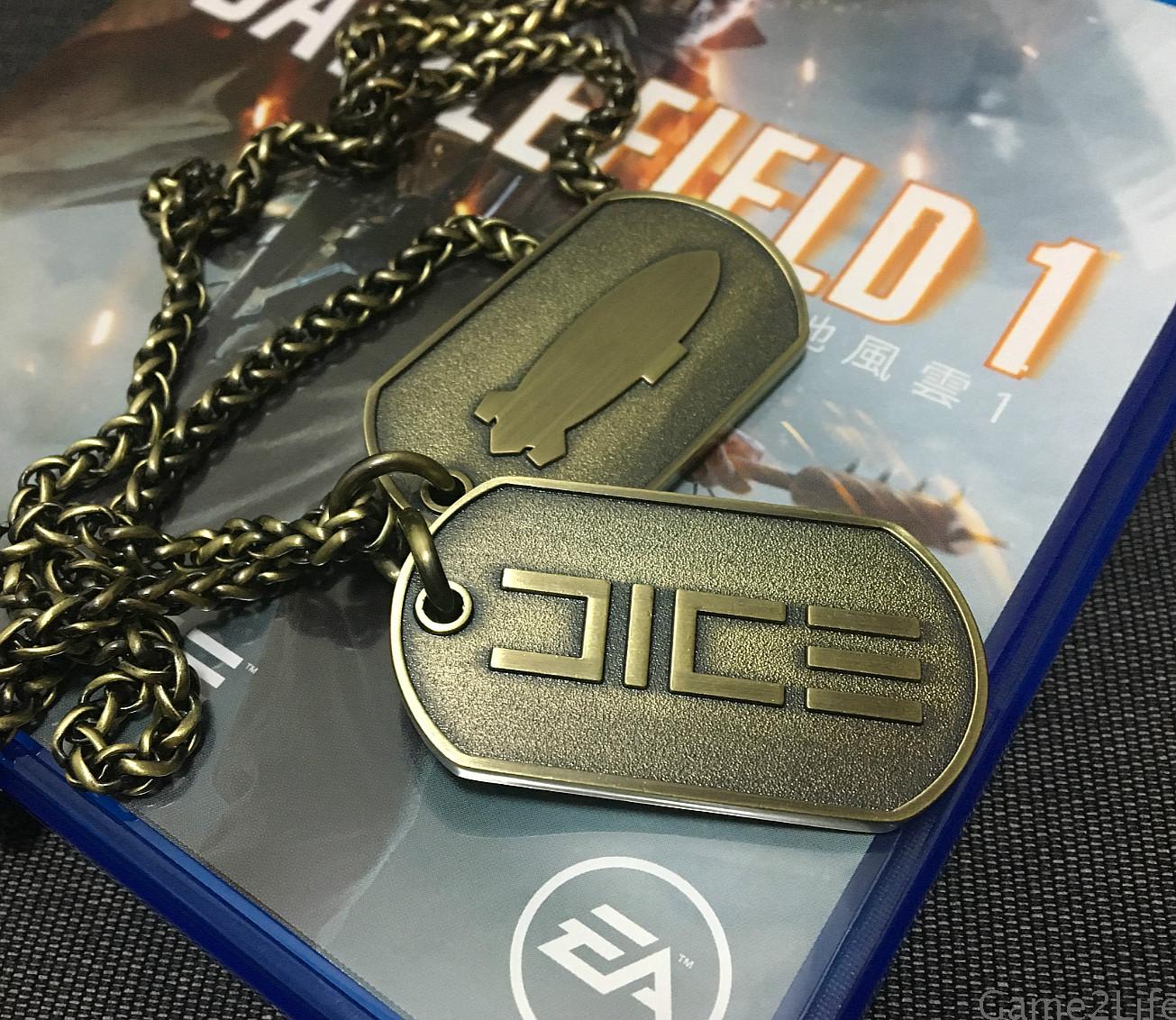 戦い1ゲーム限定版メタルドッグタグネックレス男性用ペンダント