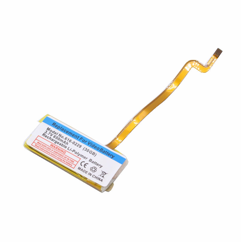 1 × 650mAh A1036 A1136 バッテリー iPod クラシック世代 6th 7th 80GB