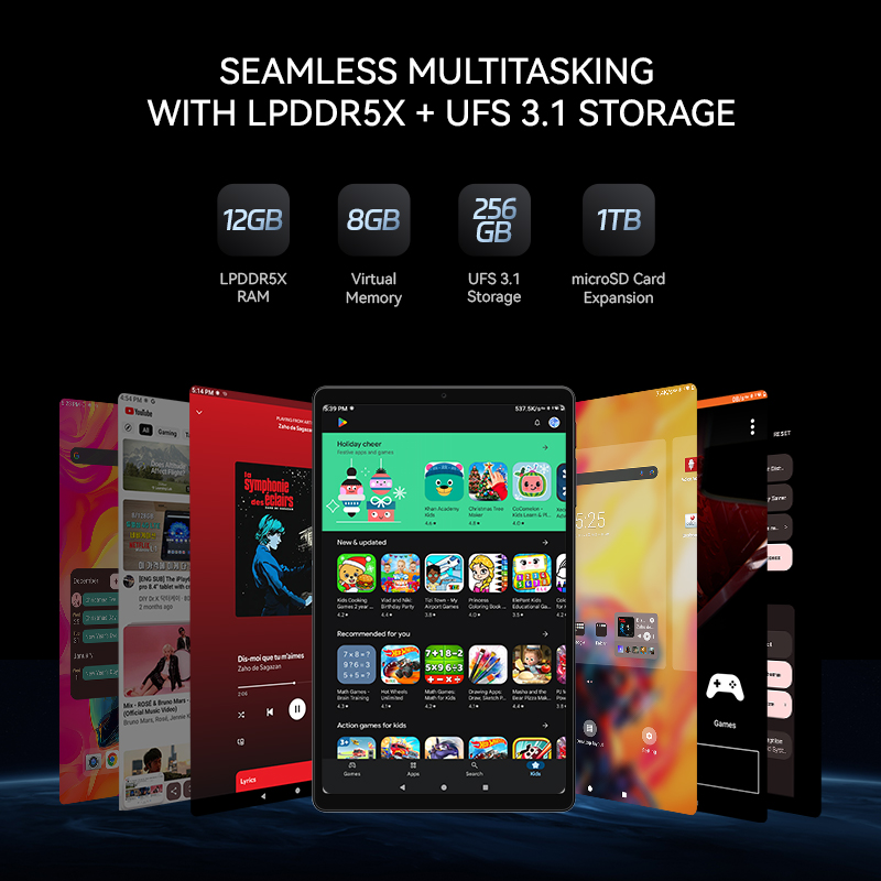 ALLDOCUBE iPlay 70 ミニウルトラゲーミングタブレット 8.8 インチ 2.5