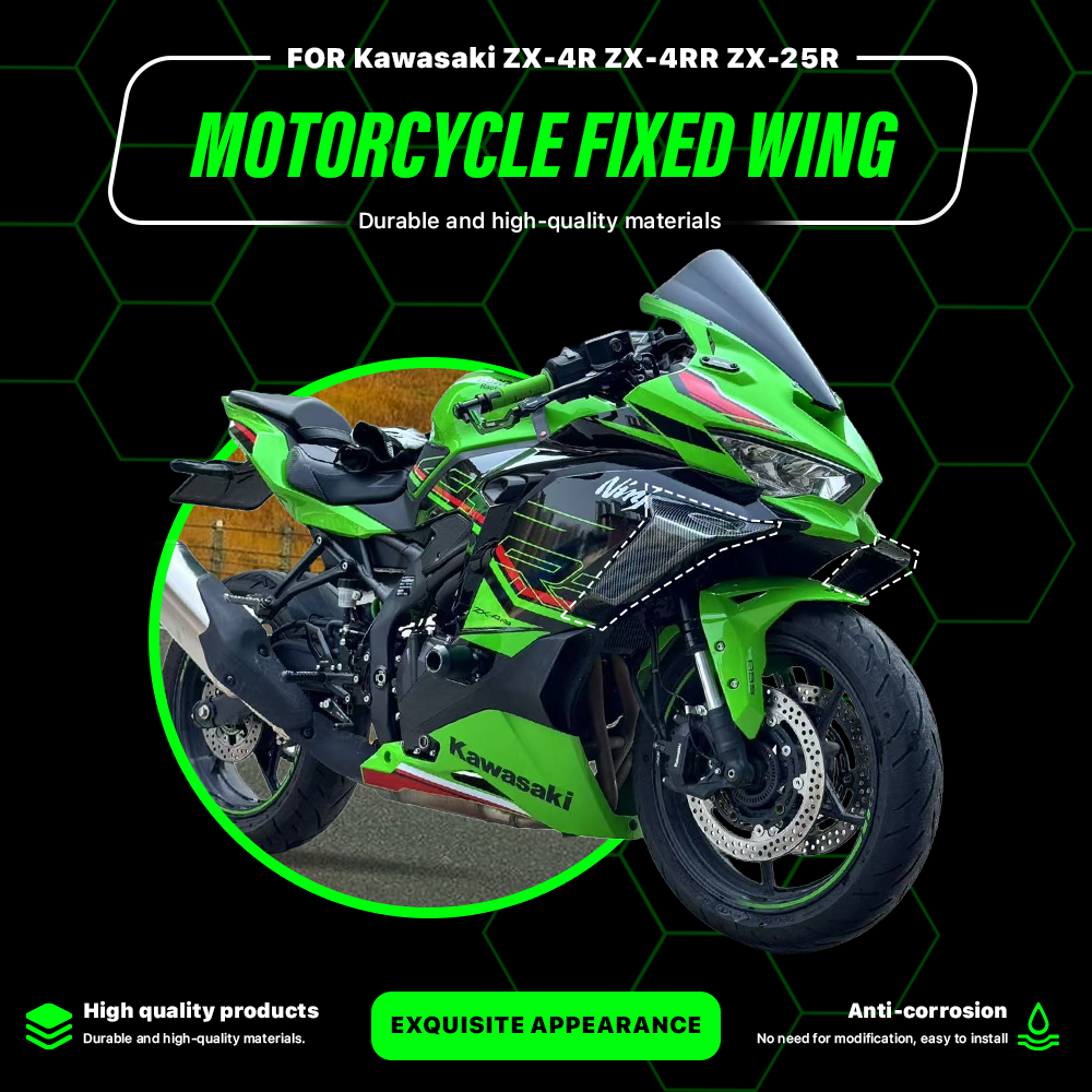 For KAWASAKI ZX4R ZX4RR ZX25R 2020-2025 Motorcycle front Fairing