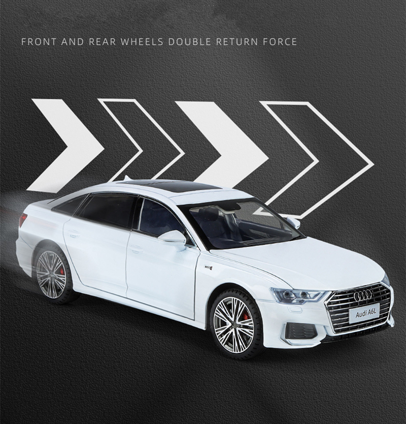 希少 海外流通品 Audi A6L 1/18 ミニカー ホワイト 希少 海外流通品