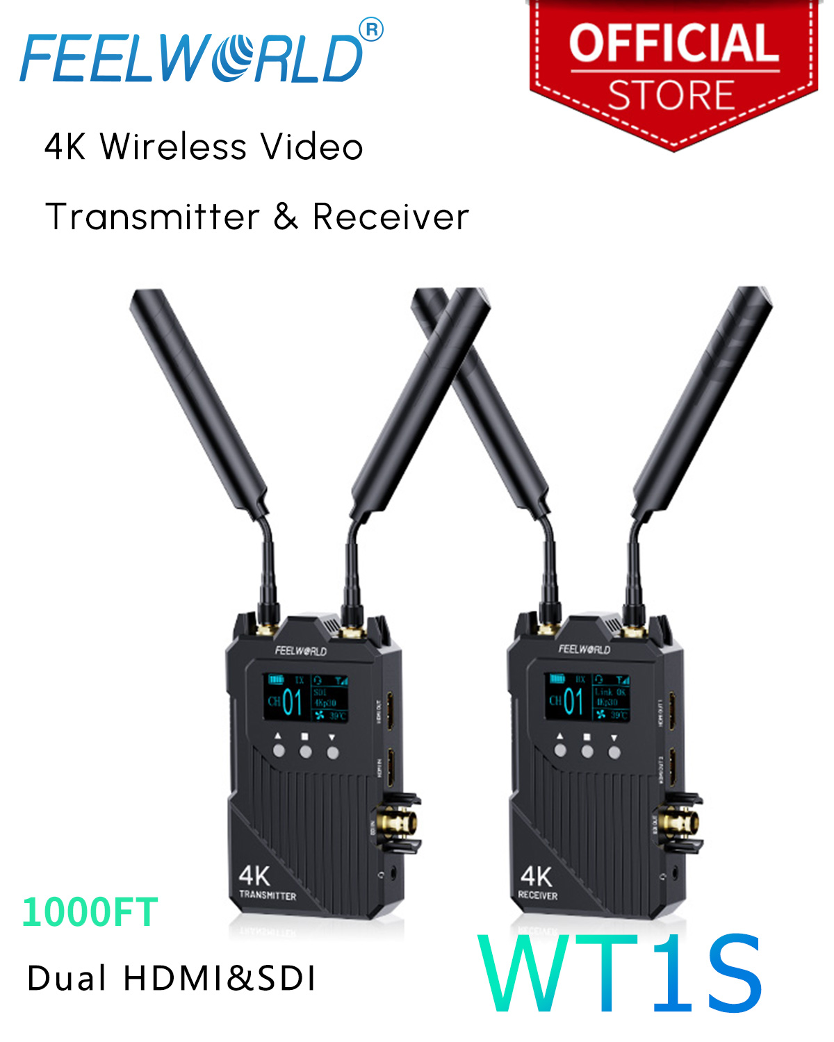 FEELWORLD WT1S 4K Wireless Video Transmission System SDI+Dual HDMI