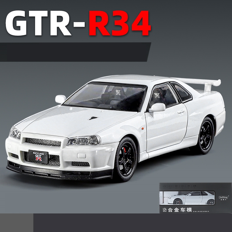 1/24 日産スカイライン GTR R34 JDM FDJ 35GT-RR シルビア S15 LBWK