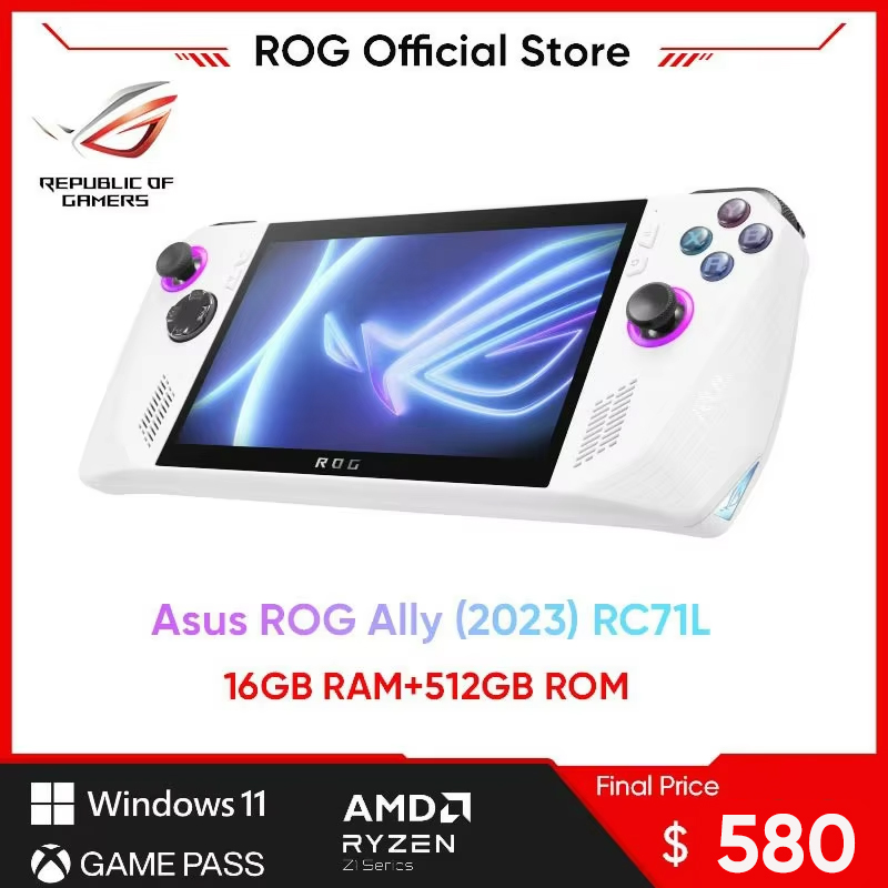 Asus ROG Ally (2023) RC71L Ryzen Z1 Extreme Handheld Game Player