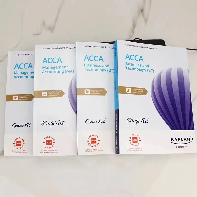 2023-2024 New Version of Kaplan Official ACCA Textbook + Exercise