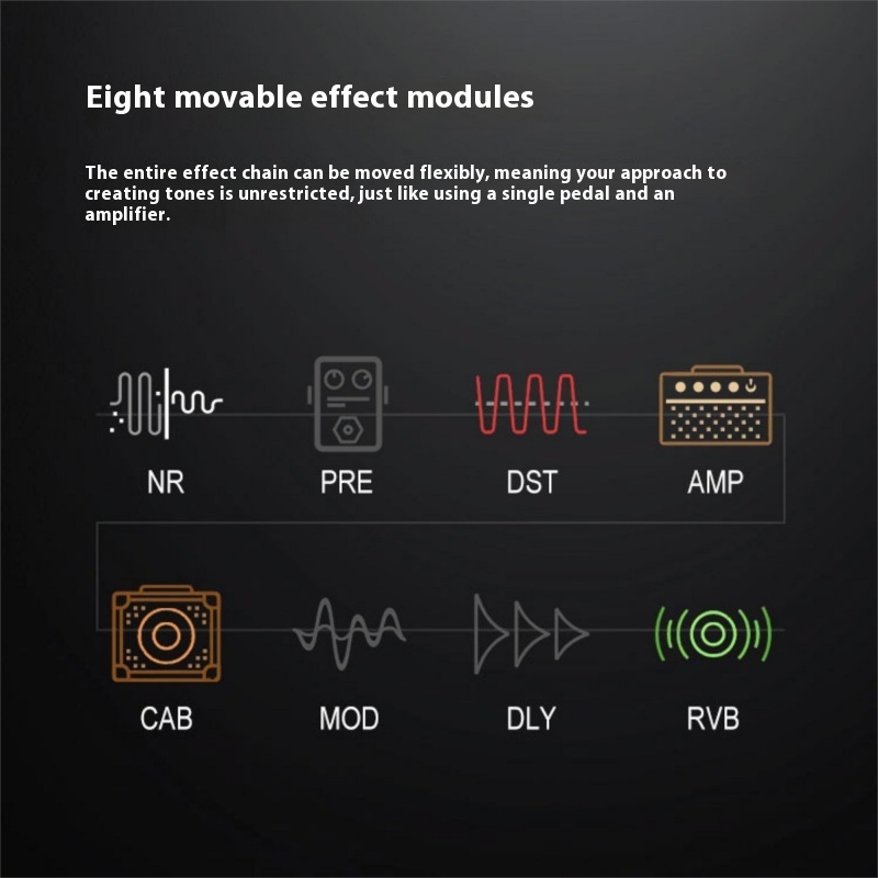 DK iE-350 MEGATRON Electric Guitar Integrated Effect Rechargeable