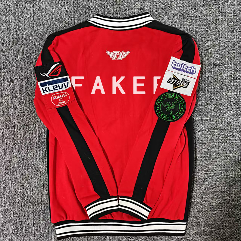 Game LOL World Champion S7 Team SKT T1 Players Uniform Baseball