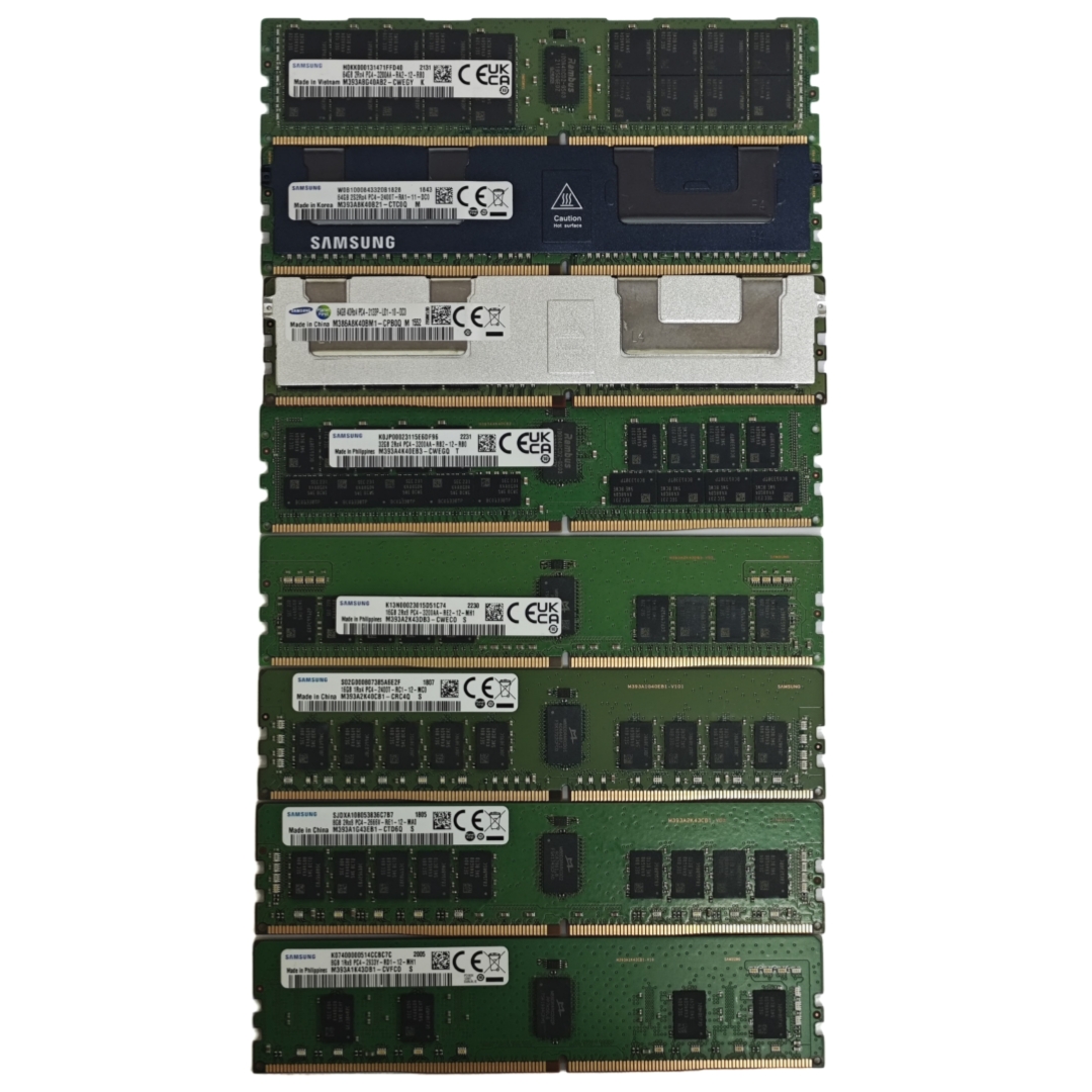 Samsung DDR4 Server RAM 8GB 16GB 32GB 64GB PC4 2133MHz 2400MHz