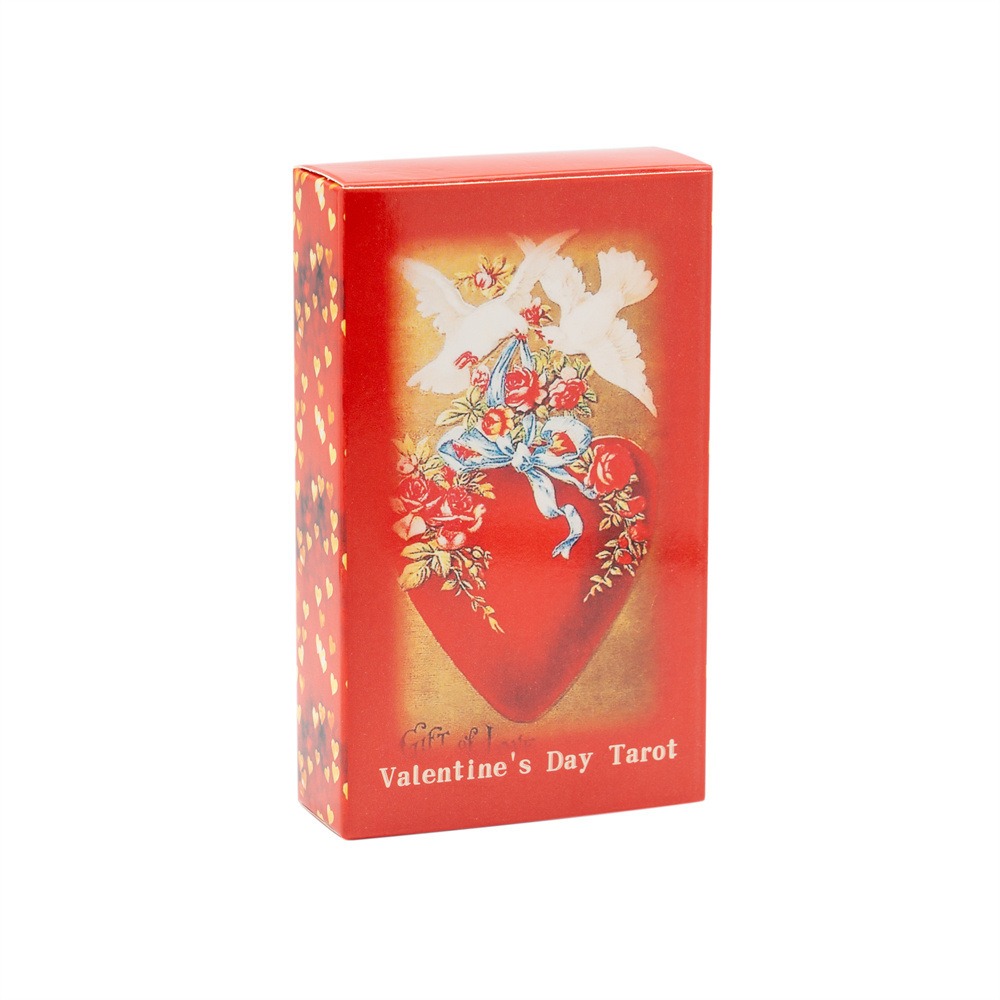 78 Pcs Cards Valentine's Day Tarot Deck 10.3*6cm Vintage Love
