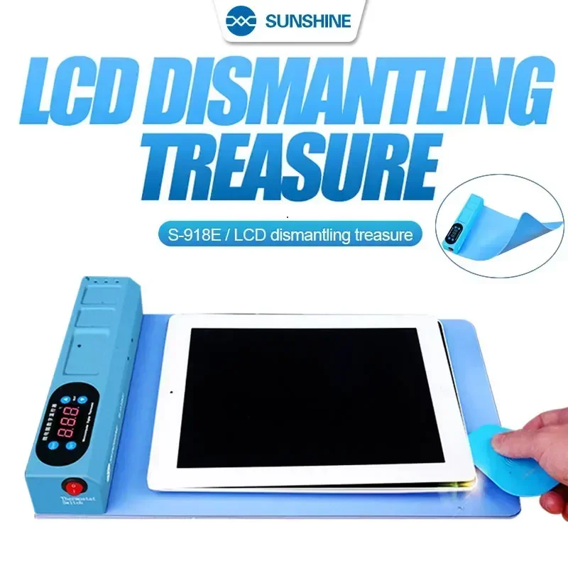 SUNSHINE-LCD解体宝物電気暖房マットスクリーンセパレーター、携帯電話