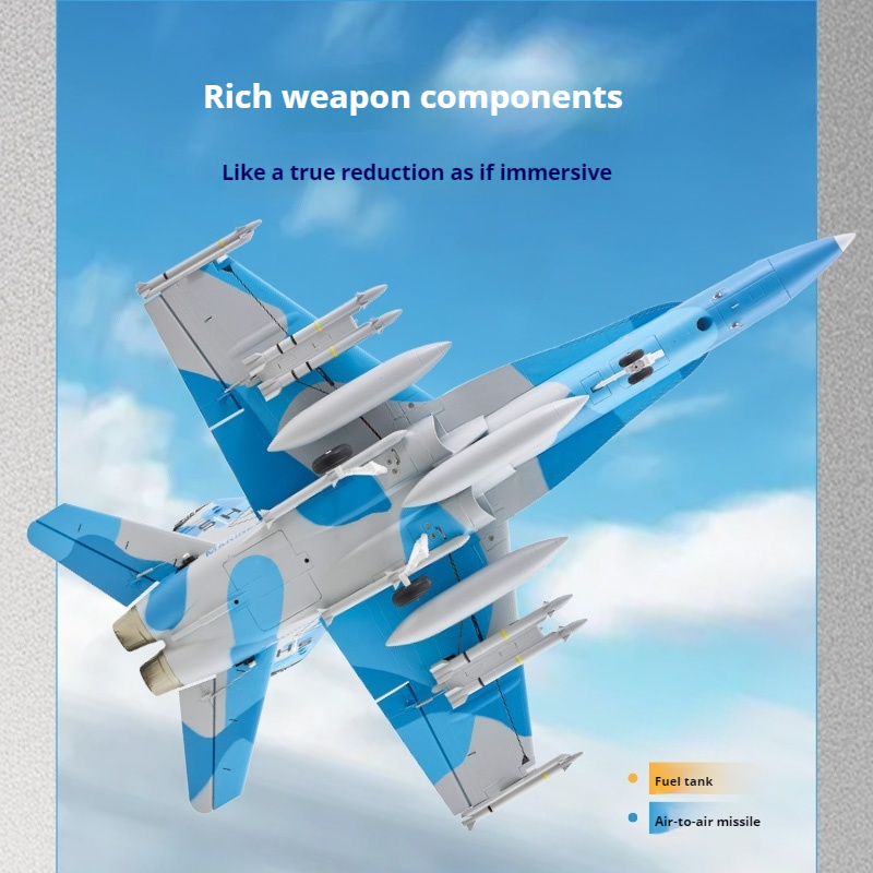 FMS New 64mm F-18 Simulated Electric Remote Control Aircraft Model