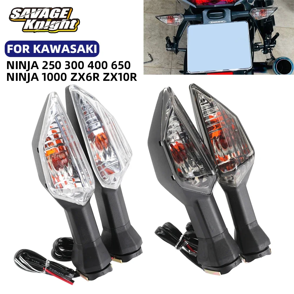 Turn Signal Light For KAWASAKI NINJA 250 300 400 650 1000 NINJA