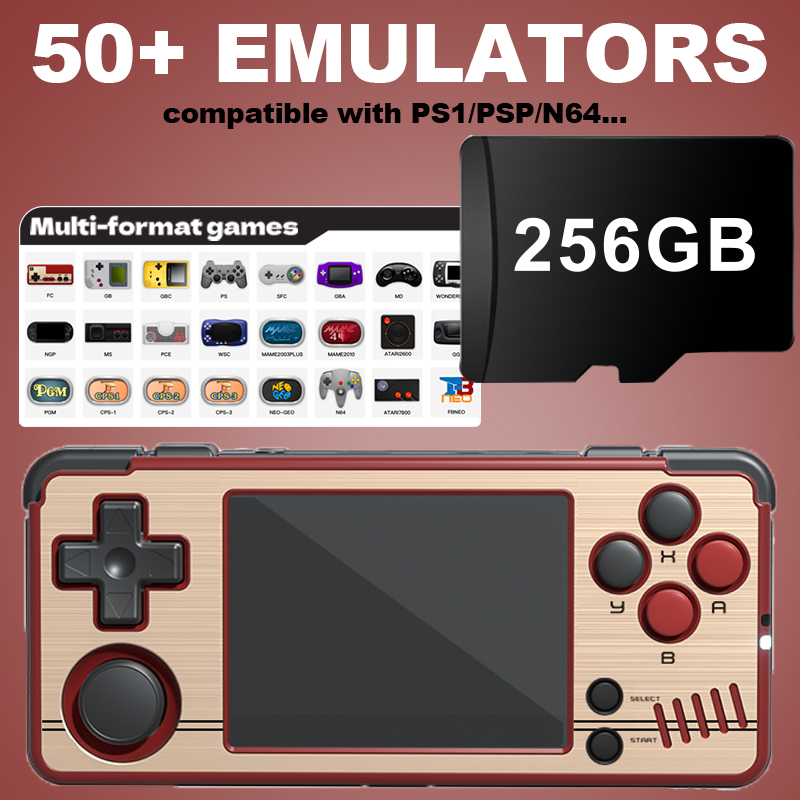 Miyoo A30 ゲーム SD カード内蔵 16000+ クラシックゲーム 50+