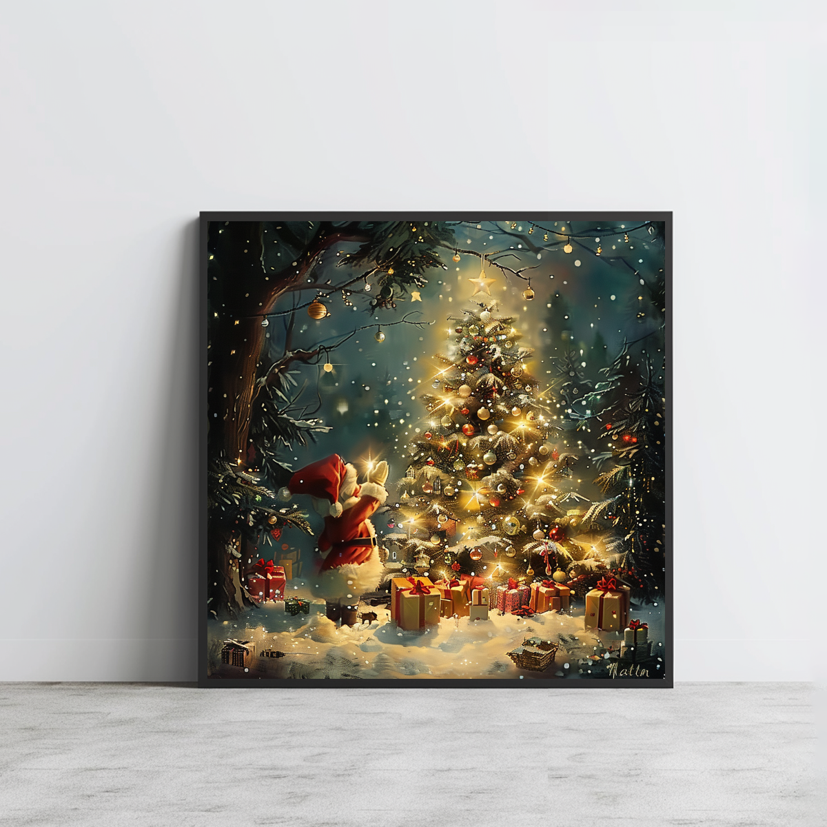 クリスマスツリー 50X50CM/19.7インチ クロスステッチキット diy 11CT