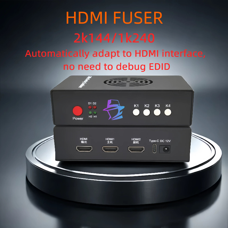 2K144/1K240 DMA 6th Fuser Video Overlay Box HDMI Display Support