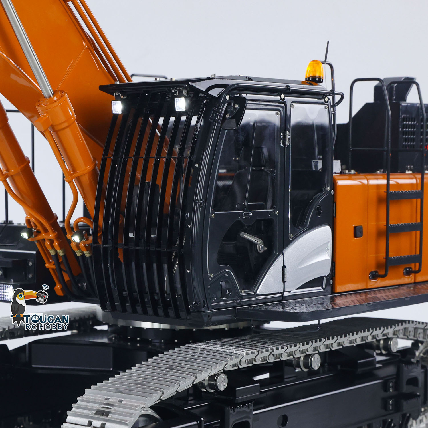 New 1/14 LESU 490 Aoue ZX490 Hydraulic RC Excavator Metal RC