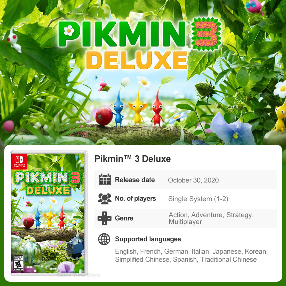 Pikmin 1+2 3 Deluxe Pikmin 4 Nintendo Switch Games Deals 100