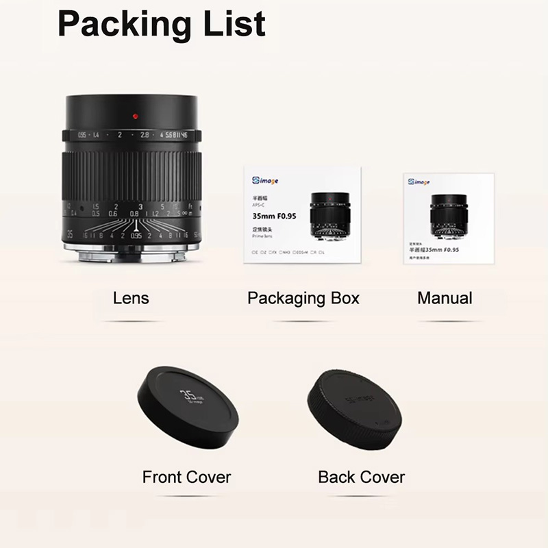 SG Image 35mm F0.95 大口径マニュアルプライムレンズ (ソニーE