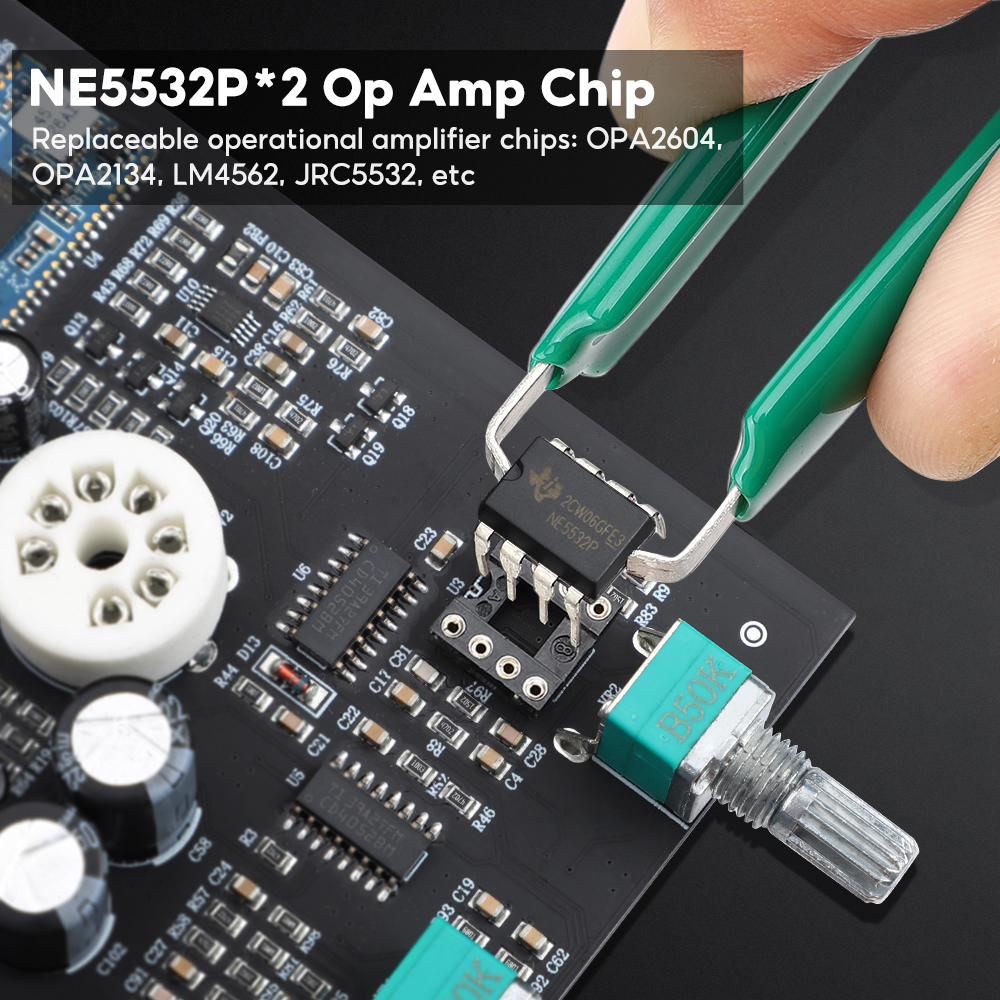 AIYIMA T1 PRO 真空管プリアンプ真空プリアンプ Bluetooth 5.1 QCC3040