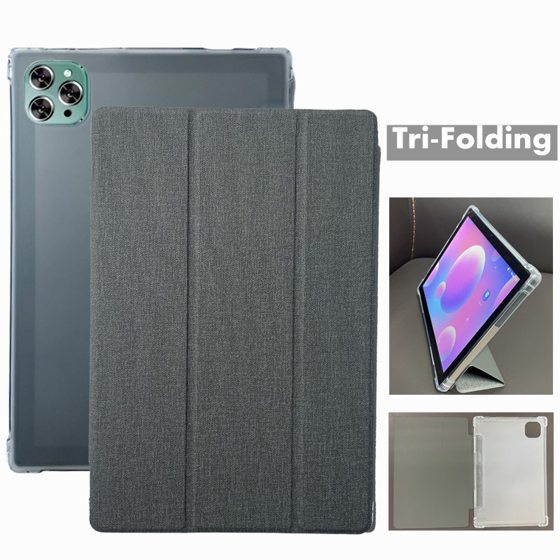 スマートレザーケース,bmaxタブレットケース,透明ソフトバックシェル