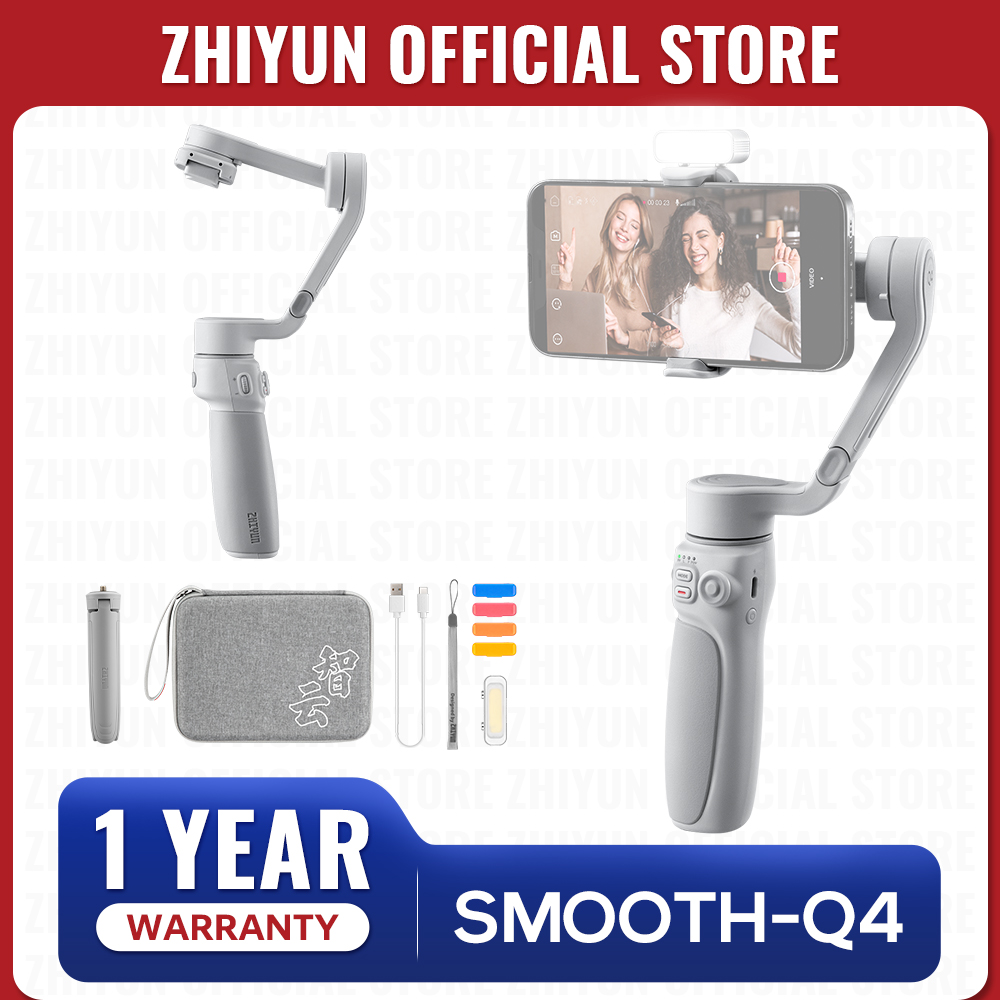 ZHIYUN 公式 Smooth Q4 スマートフォンジンバル電話ジンバル 3 軸