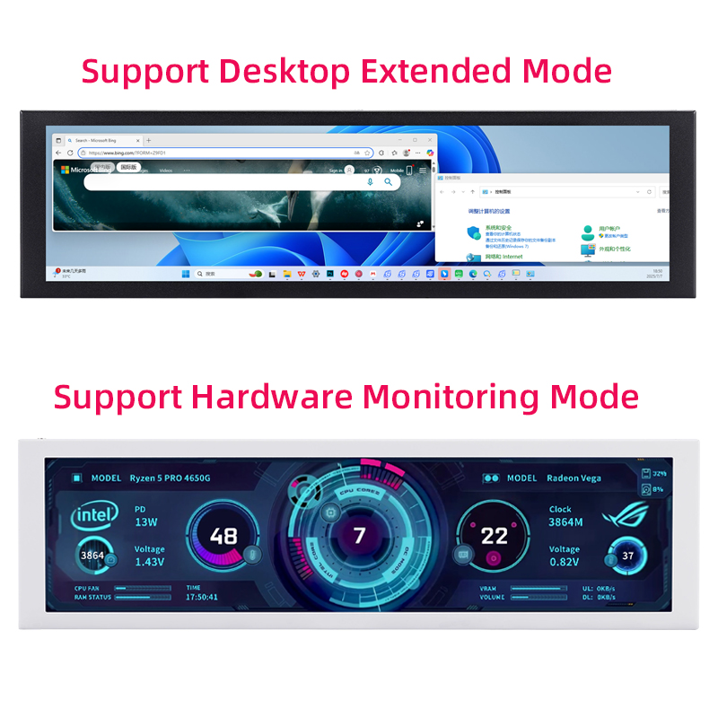 TURZX 8.8インチUSBセカンダリースクリーンIPSデスクトップ拡張
