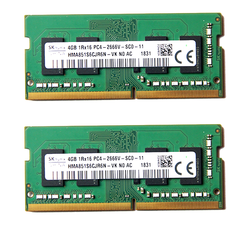 Sk hynix DDR4 4GB 8GB 2666MHz RAM 1Rx16 PC4 - 2666V 1.2V Laptop
