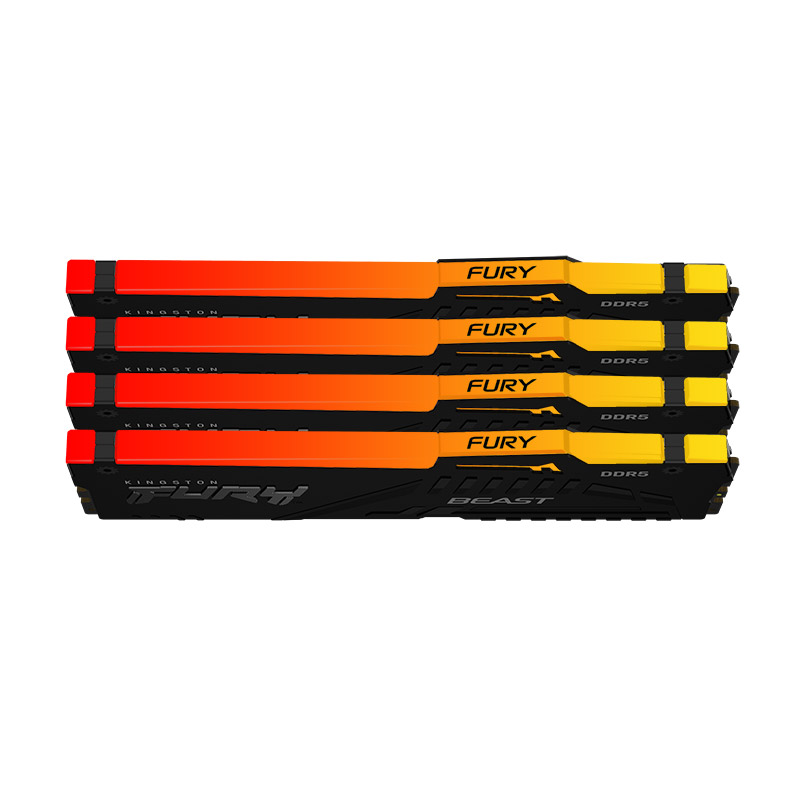 Kingston FURY Beast DDR5 RGB 8GB 16GB 32GB 4800 5200 5600 6000 MHz
