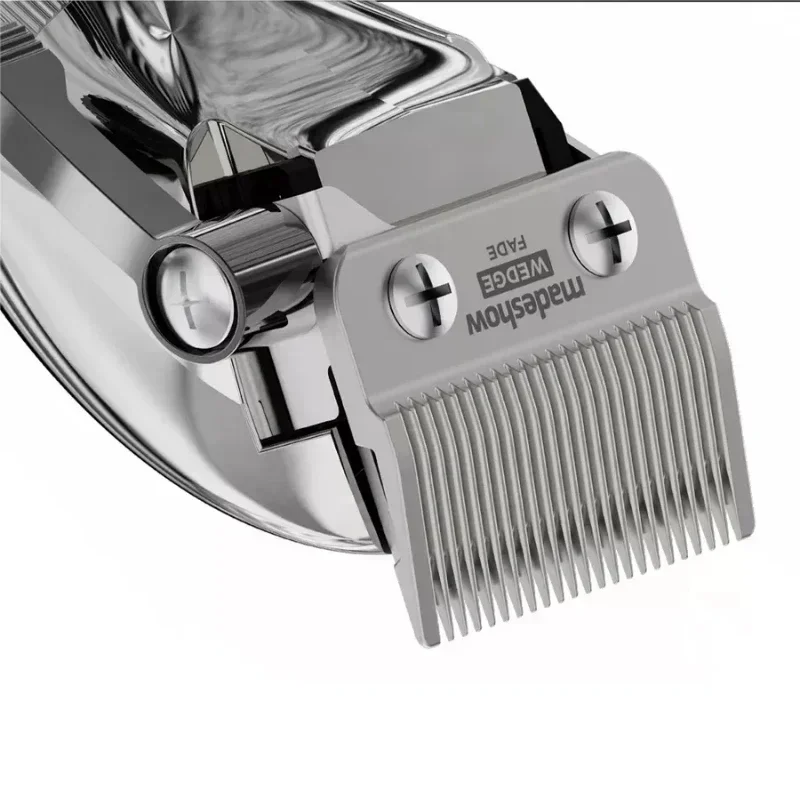 Madeshow-男性用のプロ仕様の金属製バリカン,コードレスバリカン