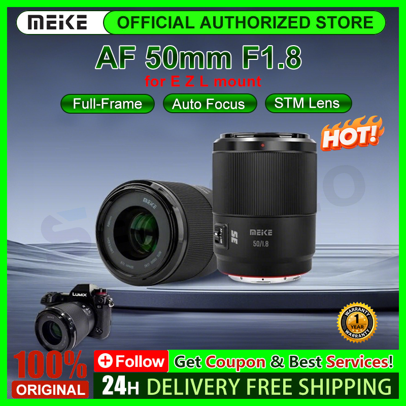 MEKE Meike 50mm f1.8 フルフレーム AF オートフォーカスレンズ ソニー