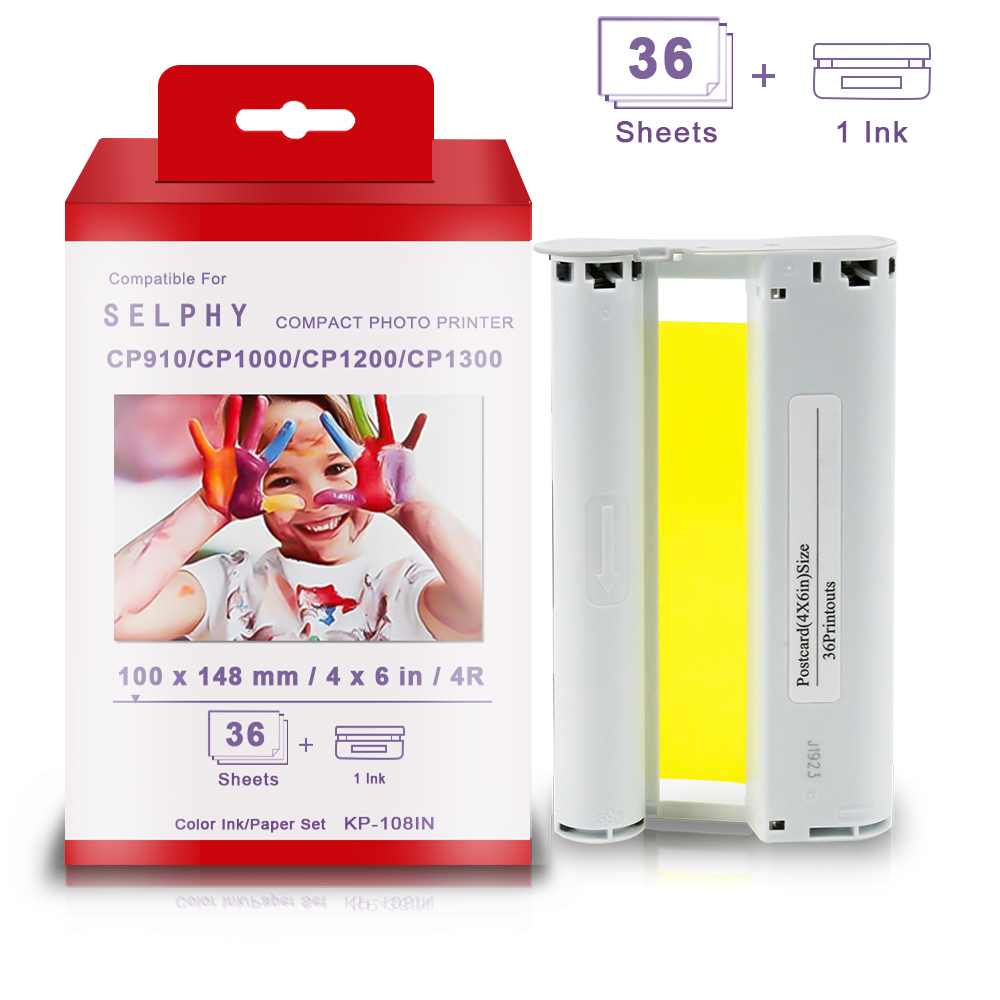 6インチフォトペーパーCP1300インクカセット、キヤノンSelphy CP1500