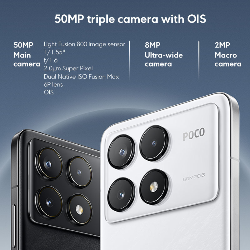 POCO F6 Pro グローバル バージョン携帯電話 Snapdragon 8 Gen 2 WQHD+