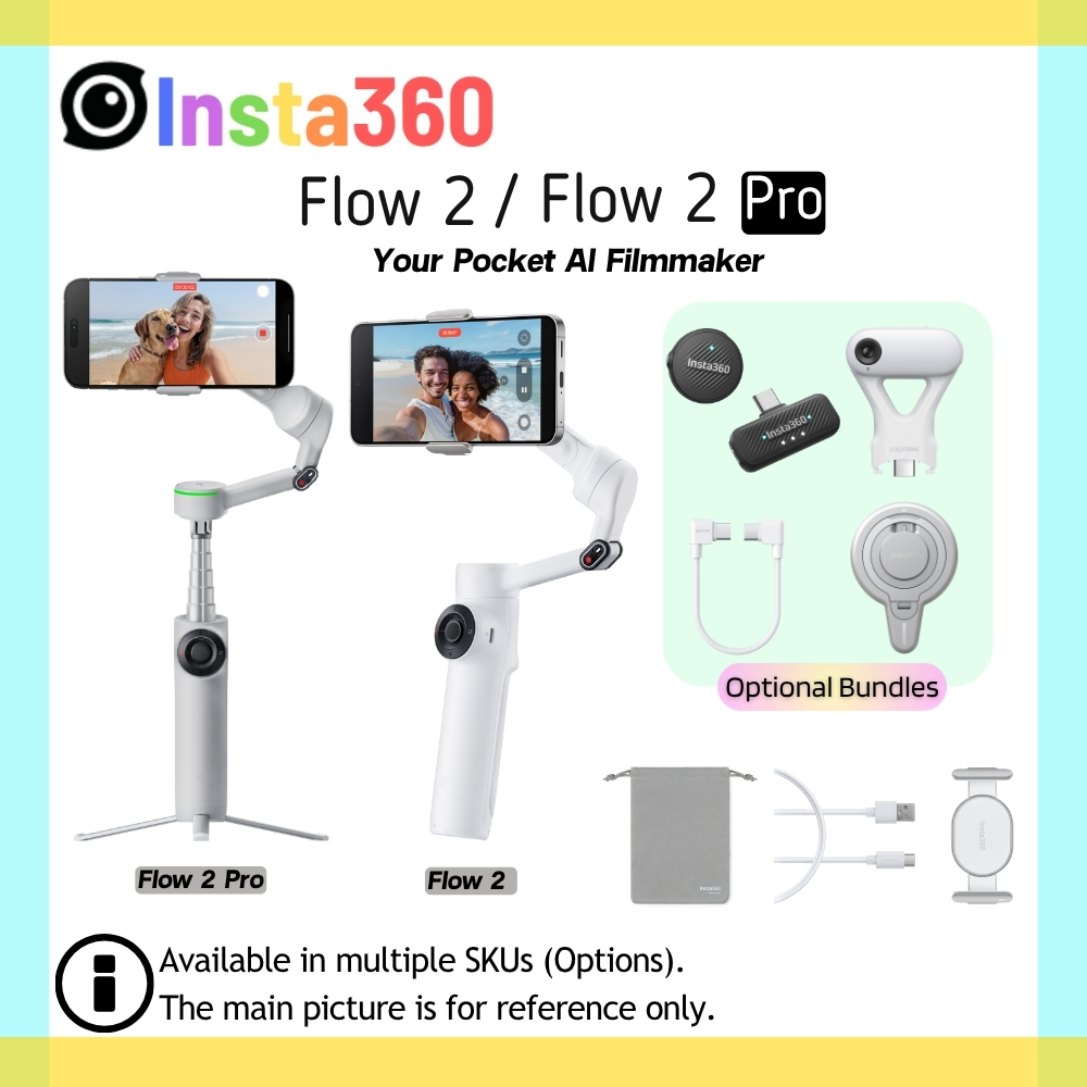 Insta360 Flow 2 Pro または Flow 2 ハンドヘルドジンバル